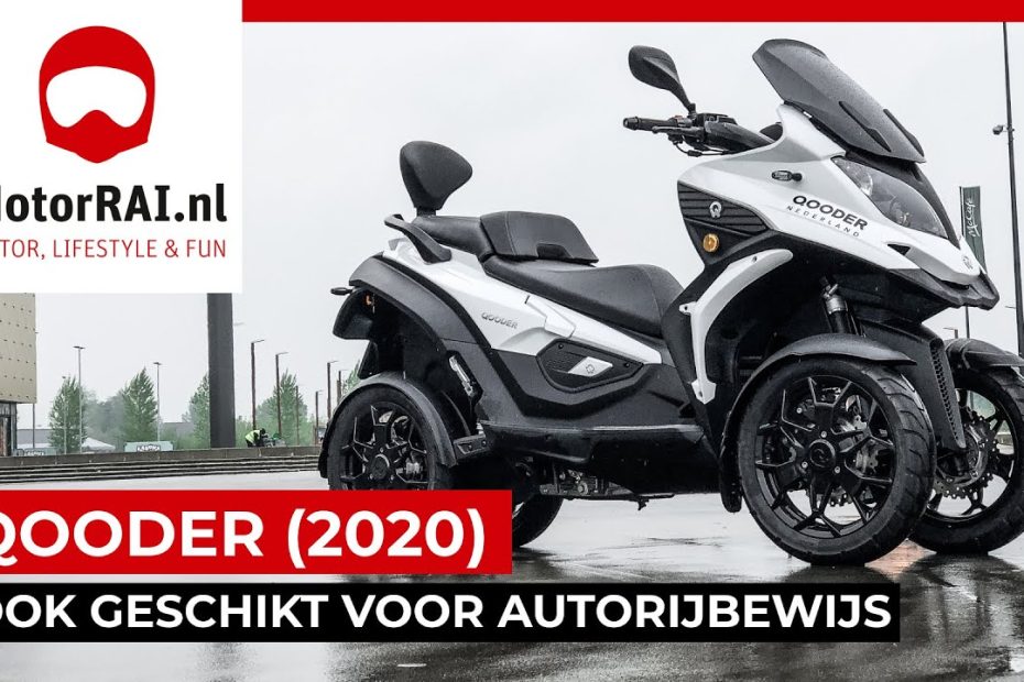 QOODER: 4-wielige motorscooter geschikt voor autorijbewijs (2020) - Test MotorRAI.nl - MotorRAI TV