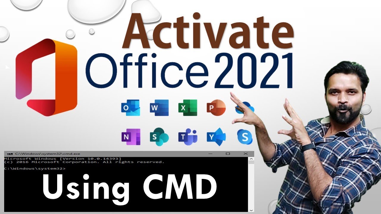 Activate Office 2021 using CMD