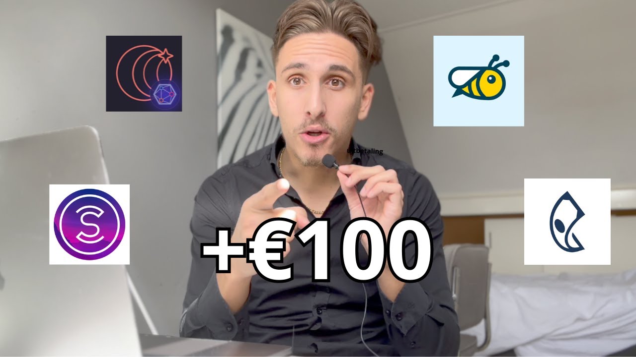 Verdien €100 per dag met  4 gratis apps  |  Online geld verdienen voor beginners
