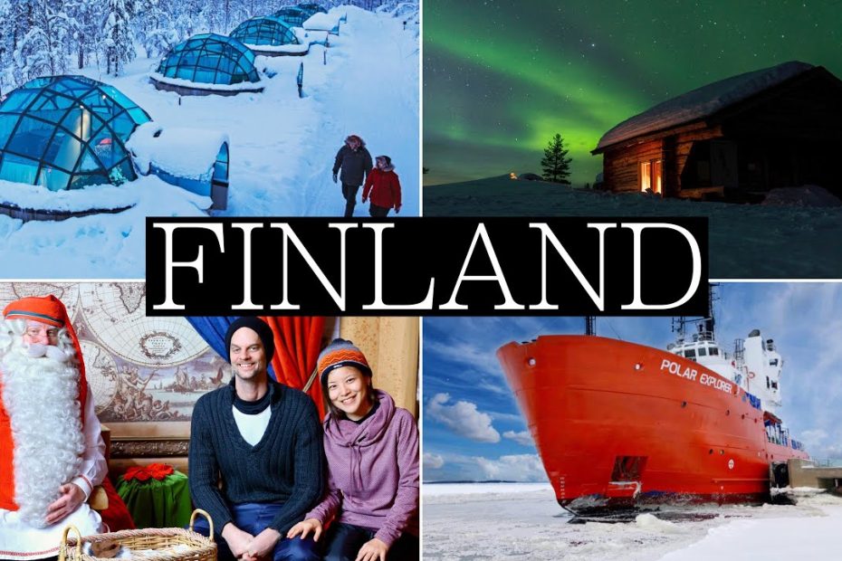 7 Days in FINLAND ???? Lapland, Glass Igloo, Northern Lights, Santa Claus | Travel Vlog