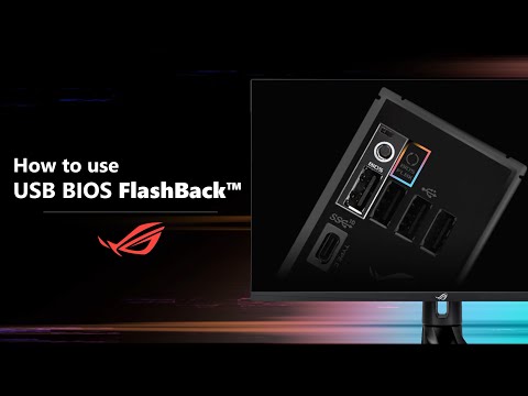 วิธีใช้ USB BIOS FlashBack ™    | ASUS SUPPORT