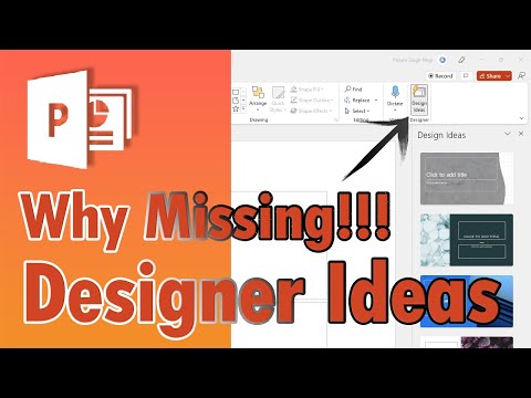 PowerPoint Designer Not Working | Design Ideas not working Why