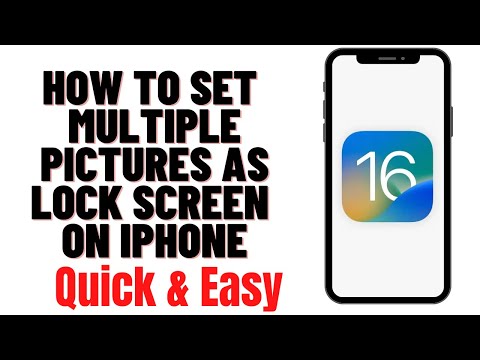 HOW TO SET MULTIPLE PICTURES AS LOCK SCREEN ON IPHONE
