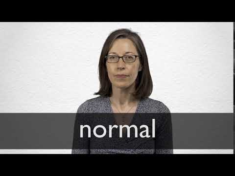 How to pronounce NORMAL in British English