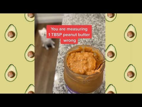 How to measure 1 tbsp peanut butter easily and correctly #shorts