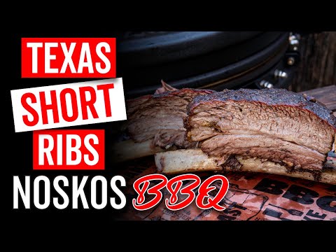 Beef Ribs Texas-stijl van de BBQ. Heerlijke, gerookte short ribs!