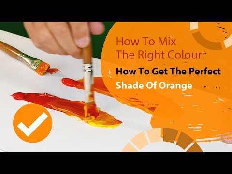 How to mix the perfect shade of Orange